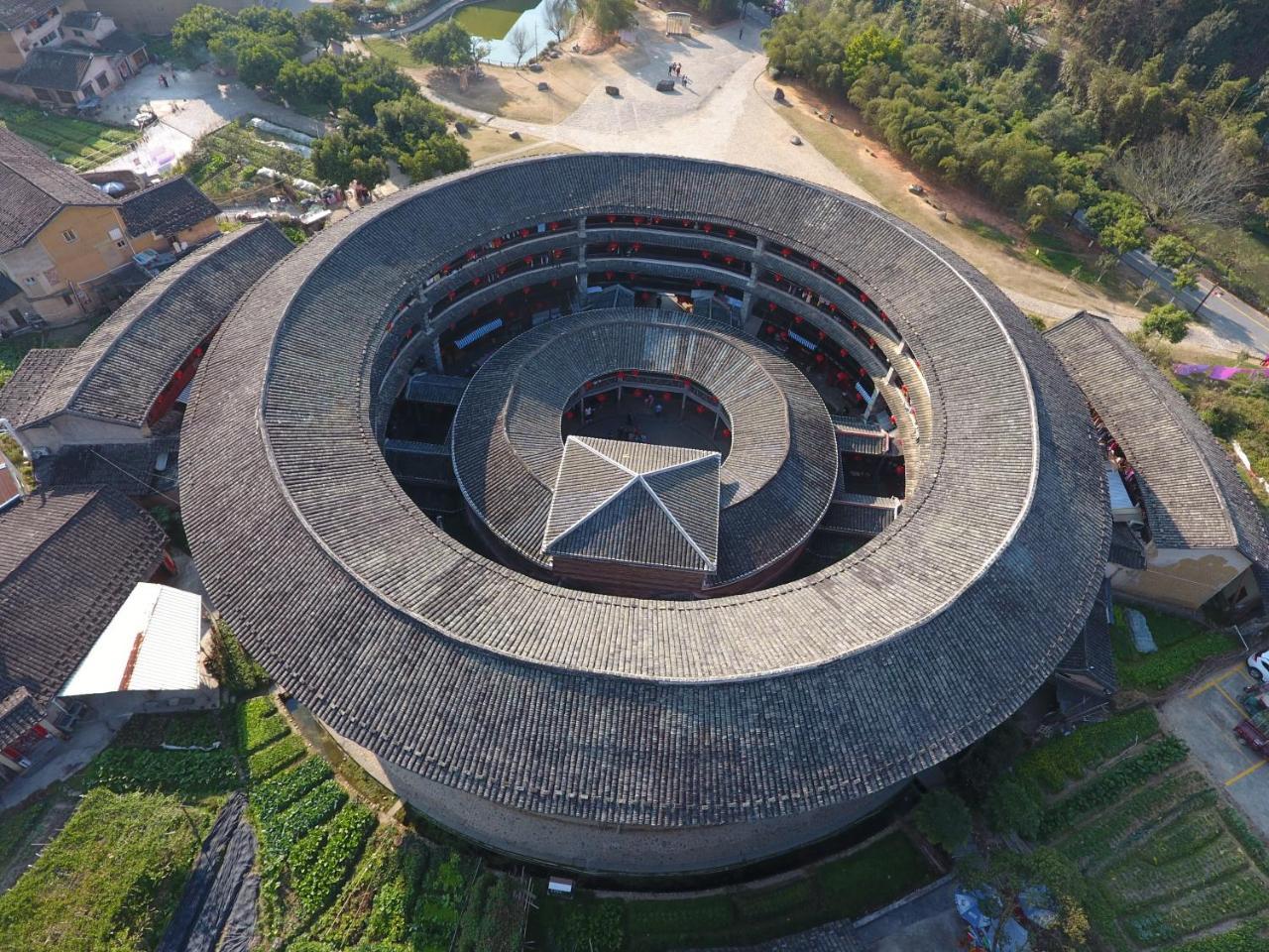 Tulou Fuyulou Changdi Inn Yongding Exteriér fotografie